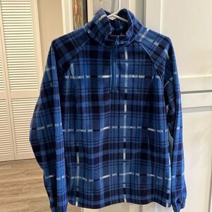 Blue Plaid Women's Jacket